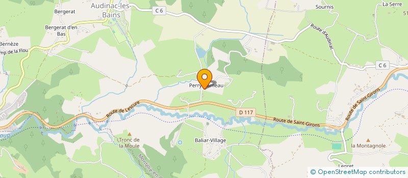 localisation de l'entreprise GAEC DE PERRY à MONTJOIE-EN-COUSERANS