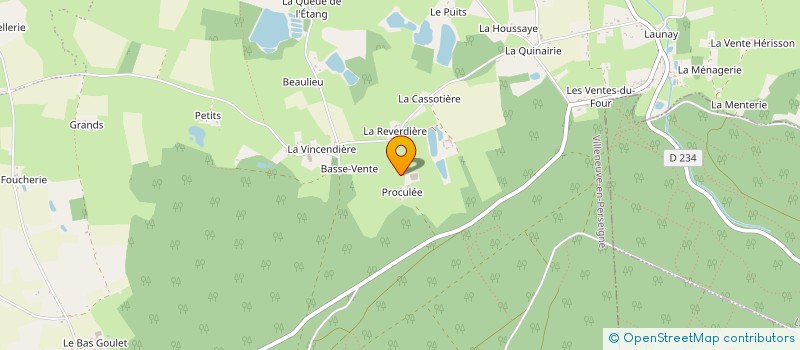 localisation de l'entreprise GAEC DE PERSEIGNE à VILLENEUVE-EN-PERSEIGNE