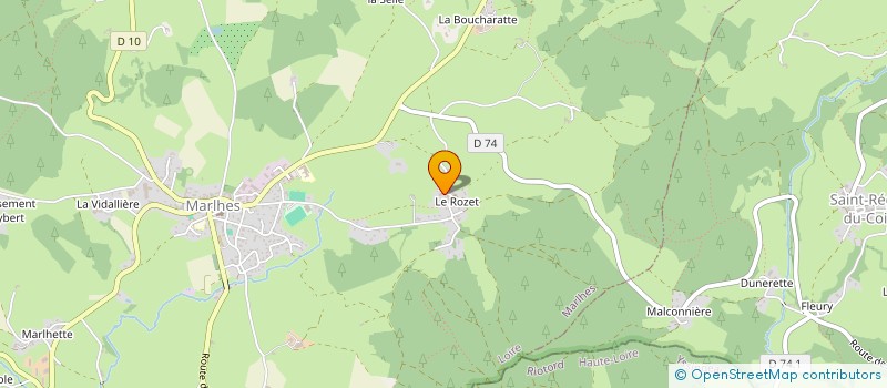 localisation de l'entreprise GAEC DE PETALOUP à SAINT-REGIS-DU-COIN