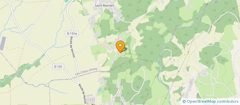 localisation de l'entreprise GAEC DE PETIT COUR  LES COTES-D'AREY