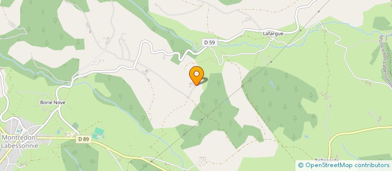localisation de l'entreprise GAEC DE PEYREBLANQUE à MONTREDON-LABESSONNIE