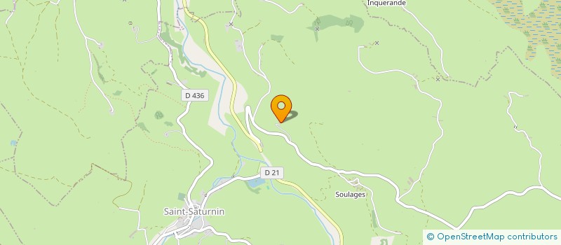 localisation de l'entreprise GAEC DE PEYRELADE à SAINT-SATURNIN