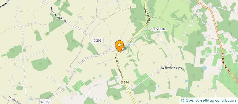 localisation de l'entreprise GAEC DE PEYRELEVADE  RAMPIEUX