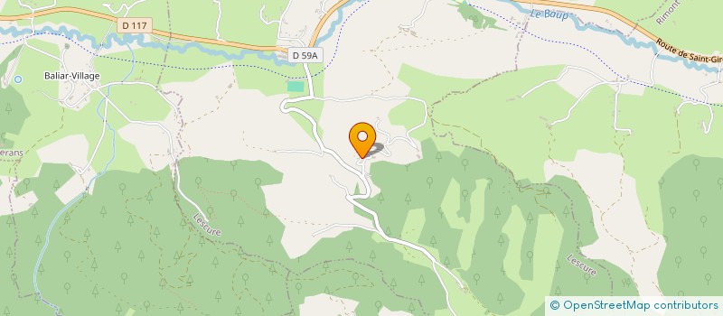 localisation de l'entreprise GAEC DE PICARET à LESCURE