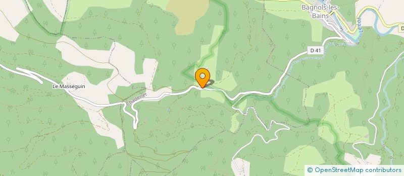 localisation de l'entreprise GAEC DE PIN à ALLENC