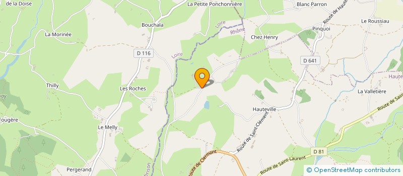 localisation de l'entreprise GAEC DE PINERAN à HAUTE-RIVOIRE