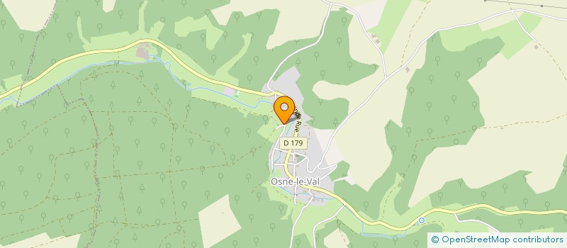 localisation de l'entreprise GAEC DE PINSON à OSNE-LE-VAL