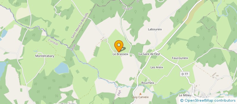 localisation de l'entreprise GAEC DE PLANCHE  FEYT