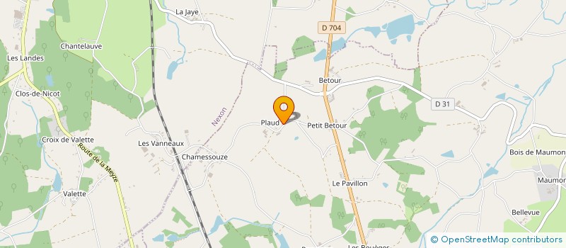 localisation de l'entreprise GAEC DE PLAUD à JANAILHAC