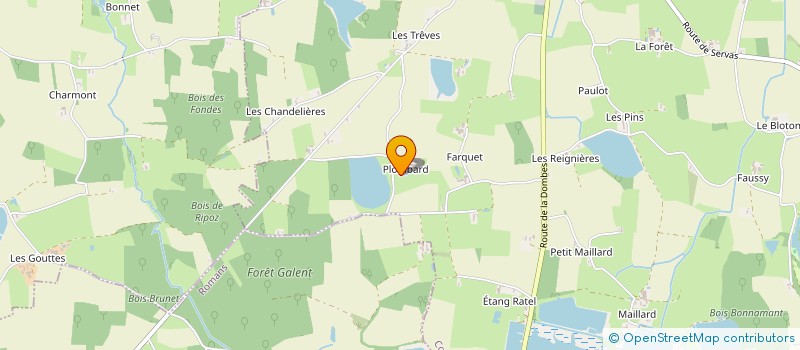 localisation de l'entreprise GAEC DE PLOMBARD à CONDEISSIAT