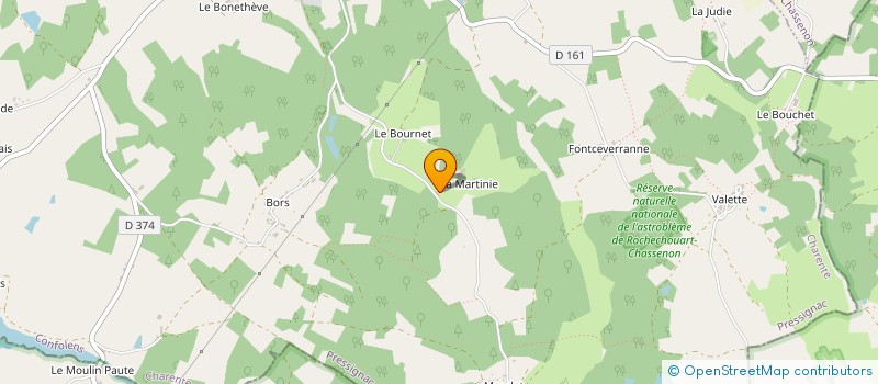 localisation de l'entreprise GAEC DE POMPER à PRESSIGNAC