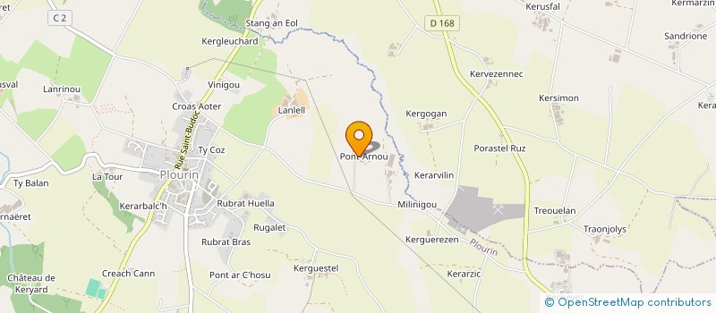 localisation de l'entreprise GAEC DE PONT ARNOU à PLOURIN