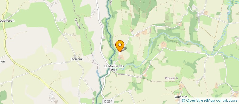localisation de l'entreprise GAEC DE PORS CLOCHET à PLOURAC'H