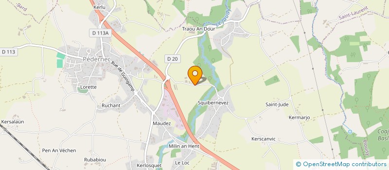 localisation de l'entreprise GAEC DE PORS MIN  PEDERNEC