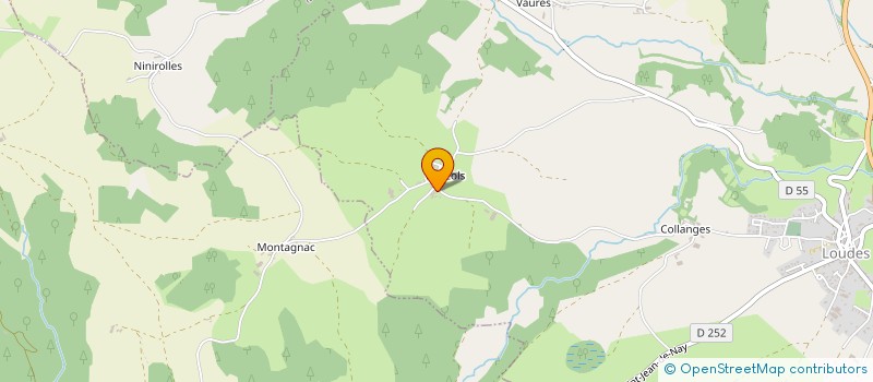 localisation de l'entreprise GAEC DE POUZOLS à LOUDES