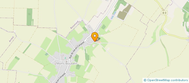 localisation de l'entreprise GAEC DE PRESLES à MONS-BOUBERT