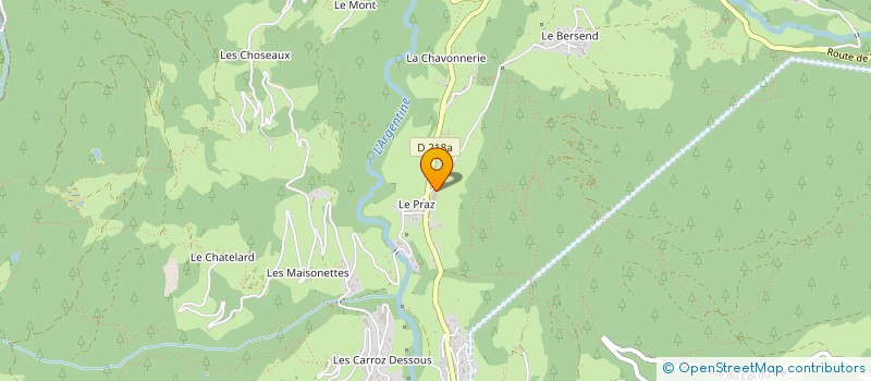 localisation de l'entreprise GAEC DE PRESSET à BEAUFORT
