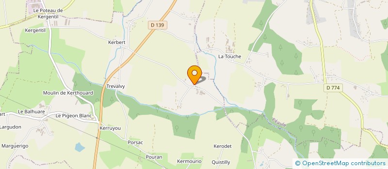 localisation de l'entreprise GAEC DE QUESTUDO à MARZAN