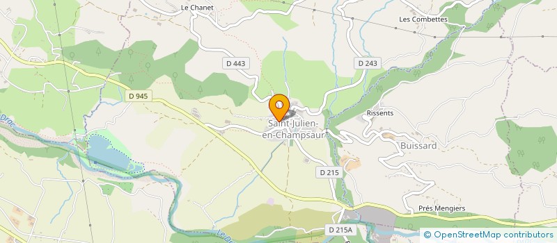 localisation de l'entreprise GAEC DE QUEYREL à SAINT-LAURENT-DU-CROS