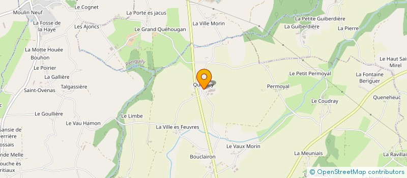 localisation de l'entreprise GAEC DE QUILLOURY à LE MENE