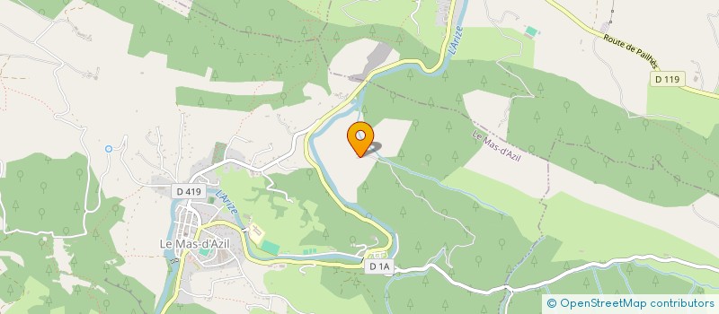 localisation de l'entreprise GAEC DE RADALENQUE à LE MAS-D'AZIL