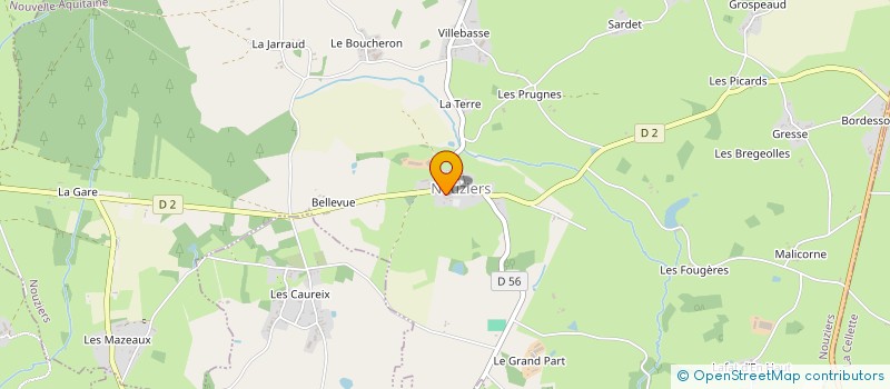 localisation de l'entreprise GAEC DE REBOUYER  GENOUILLAC