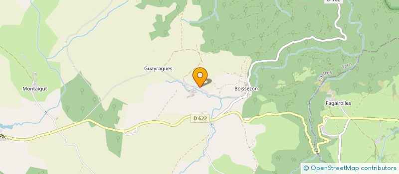 localisation de l'entreprise GAEC DE REVALIES à MURAT-SUR-VEBRE