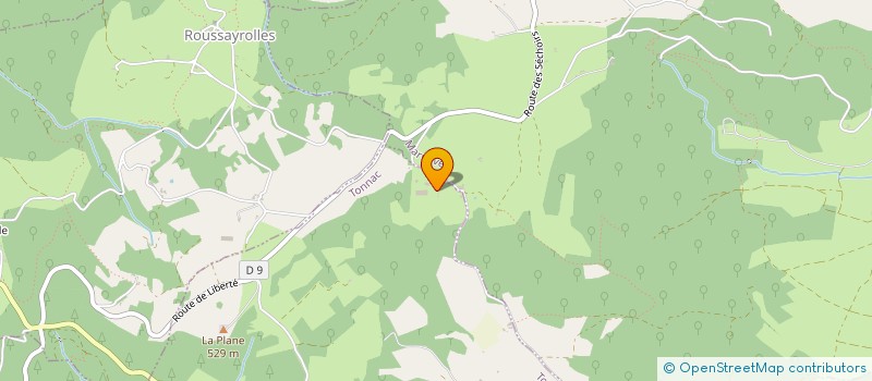 localisation de l'entreprise GAEC DE RIVET  TONNAC