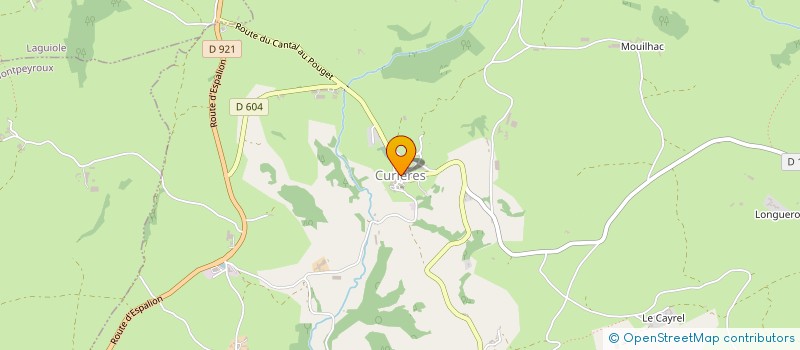 localisation de l'entreprise GAEC DE ROCAGEL  LAGUIOLE