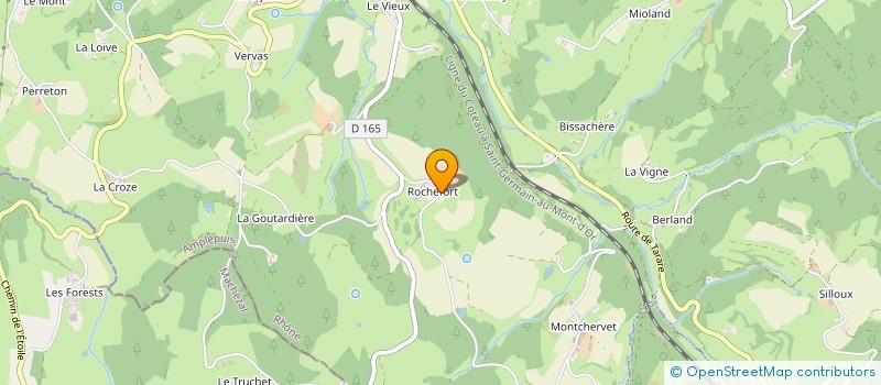 localisation de l'entreprise GAEC DE ROCHEFORT à AMPLEPUIS