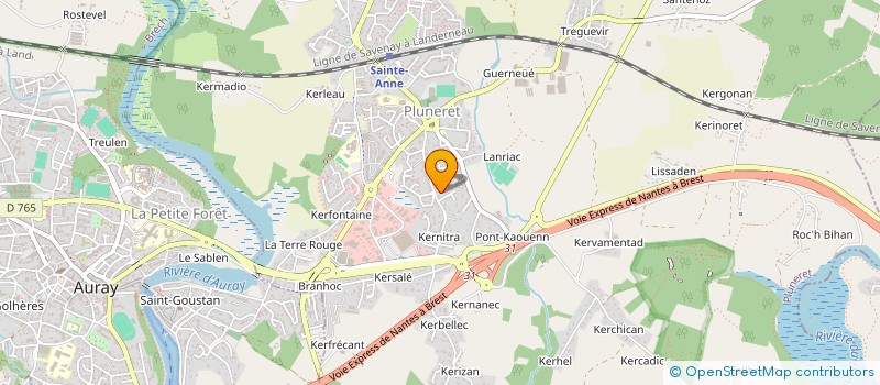 localisation de l'entreprise GAEC DE SAINT AVOYE à PLUNERET