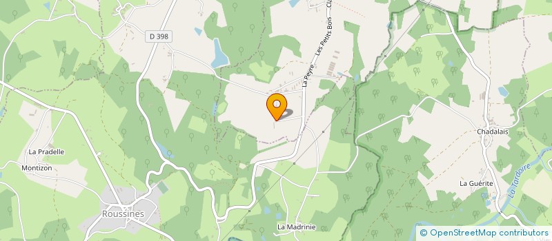 localisation de l'entreprise GAEC DE SAINT BENOIT à SAUVAGNAC