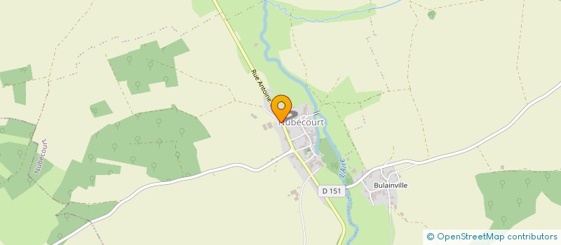 localisation de l'entreprise GAEC DE SAINT ELOI à NUBECOURT