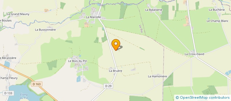 localisation de l'entreprise GAEC DE SAINT GEORGES à VALLONS-DE-L'ERDRE