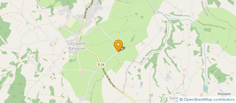 localisation de l'entreprise GAEC DE SAINT GEORGES  LA CAPELLE-BALAGUIER