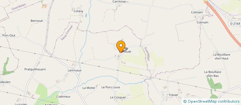 localisation de l'entreprise GAEC DE SAINT GILDAS à SAINT-CONNEC
