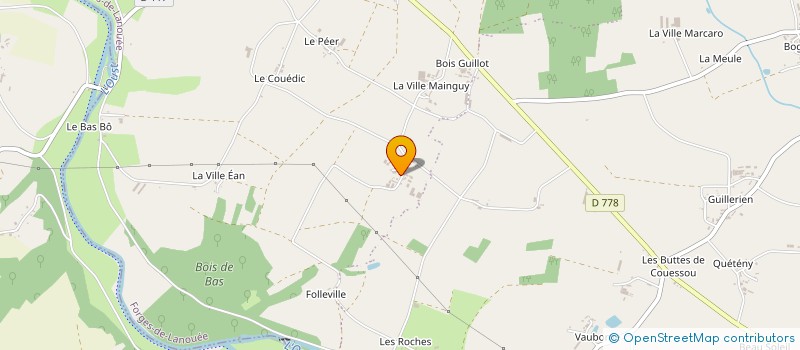 localisation de l'entreprise GAEC DE SAINT LENO à FORGES DE LANOUEE