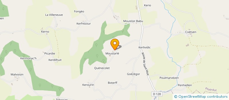 localisation de l'entreprise GAEC DE SAINT MICHEL à PLOERDUT