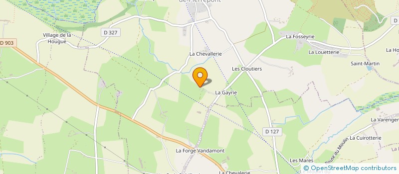 localisation de l'entreprise GAEC DE SAINT SAUVEUR à SAINT-SAUVEUR-DE-PIERREPONT