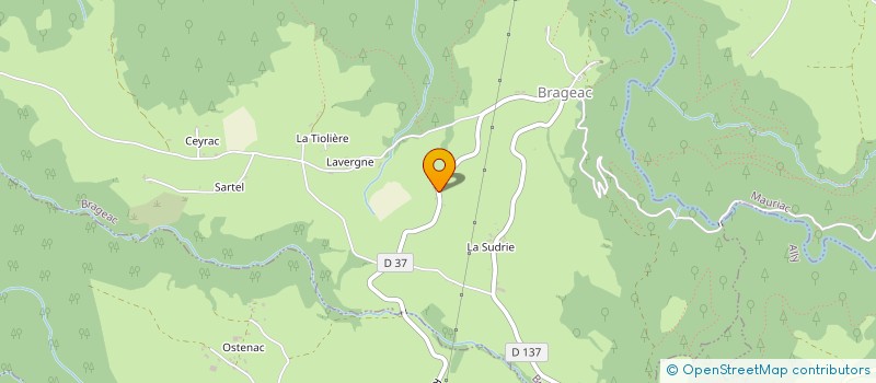 localisation de l'entreprise GAEC DE SAINT TILL à BRAGEAC