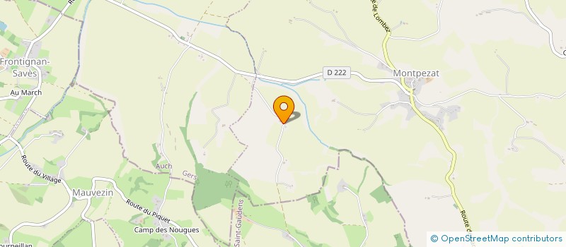 localisation de l'entreprise GAEC DE SAINT TROUGNAN  MONTPEZAT