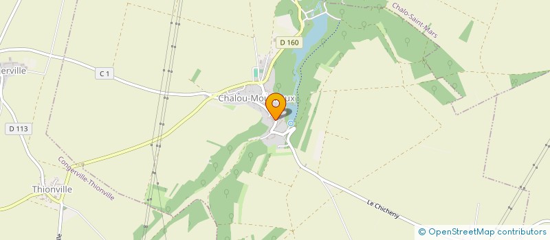 localisation de l'entreprise GAEC DE SAINTE APOLLINE à CHALOU-MOULINEUX