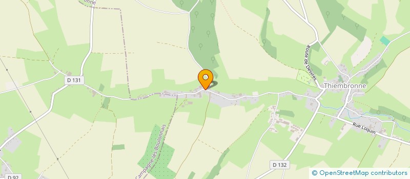 localisation de l'entreprise GAEC DE SAINTE MARESVILLE  THIEMBRONNE