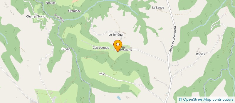 localisation de l'entreprise GAEC DE SALANS à AMBIALET