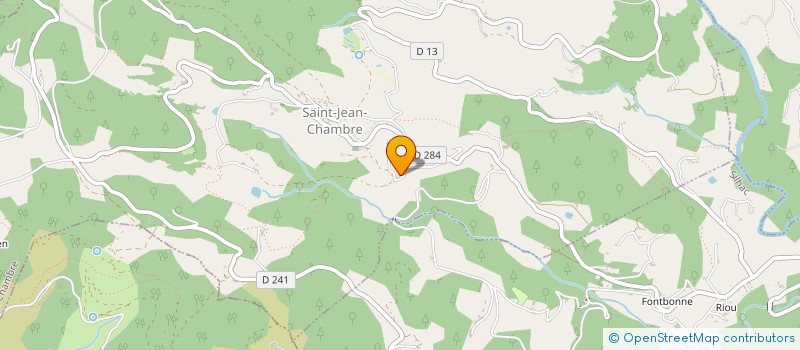 localisation de l'entreprise GAEC DE SAMARIE  SAINT-JEAN-CHAMBRE