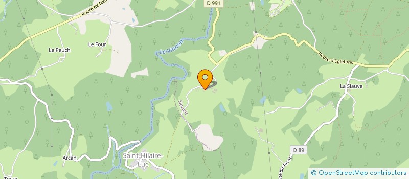 localisation de l'entreprise GAEC DE SANS SOUCIS  NEUVIC