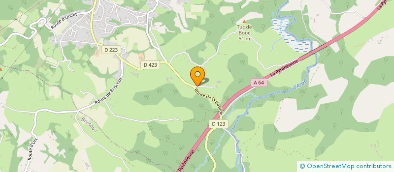 localisation de l'entreprise GAEC DE SANTON  URT