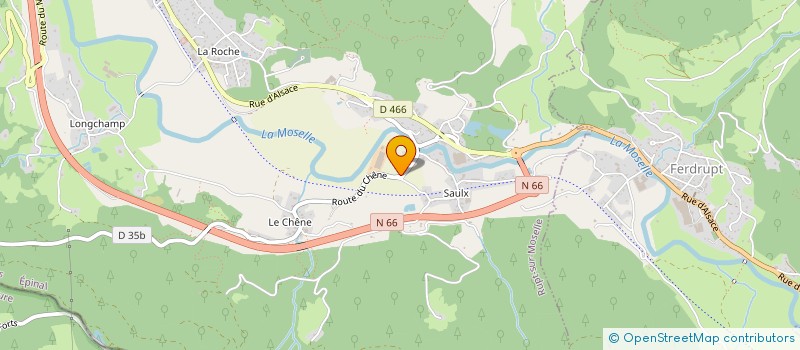 localisation de l'entreprise GAEC DE SAULX à RUPT-SUR-MOSELLE