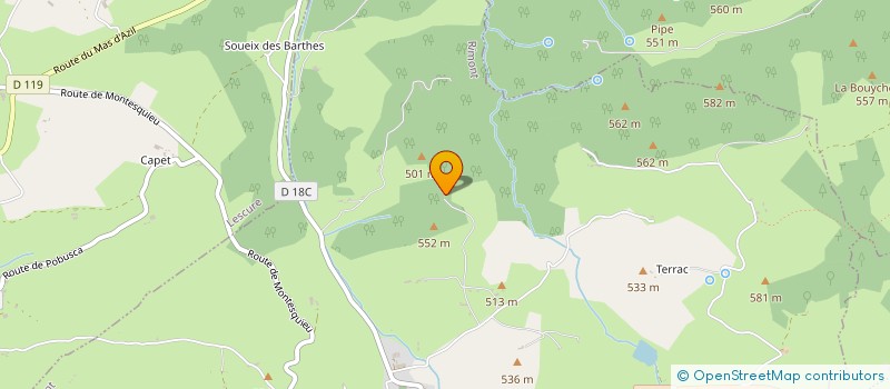 localisation de l'entreprise GAEC DE SAURINE à RIMONT