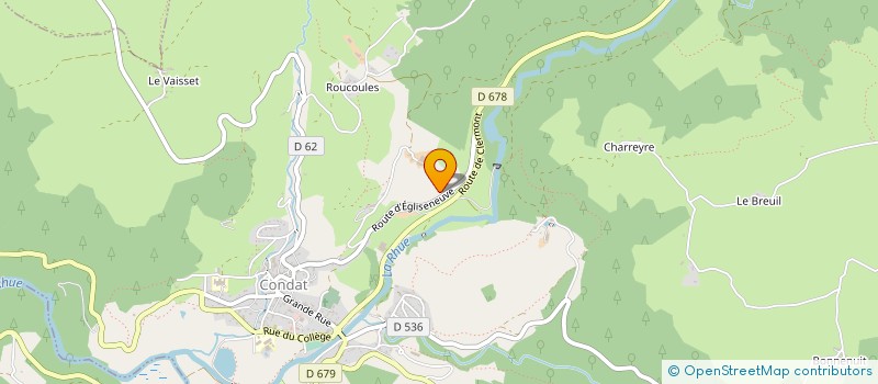 localisation de l'entreprise GAEC DE SAUTEVEDEL à CONDAT
